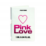 Parfum pentru femei pentru a atrage bărbații Pink Love pentru femei, 1 ml