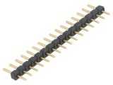 Șir Pini 1x16 THT Aurit 2,54mm