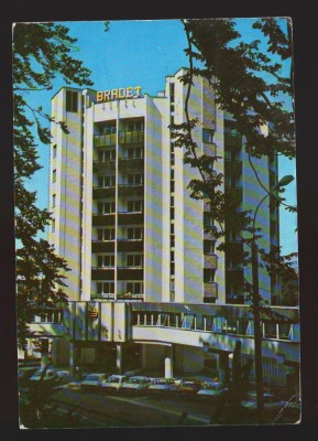CPIB 22920 - CARTE POSTALA - SOVATA. HOTEL BRADET, AUTOTURISM foto