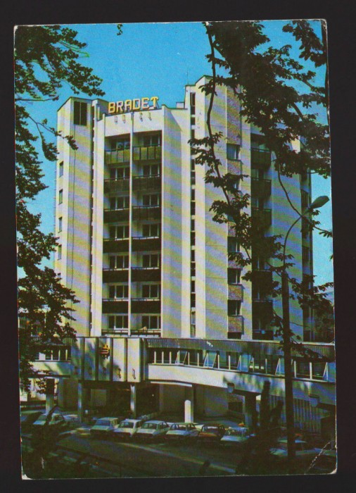 CPIB 22920 - CARTE POSTALA - SOVATA. HOTEL BRADET, AUTOTURISM