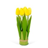 Planta artificiala decorativa - Lalea galbena - 26 x 6,5 cm Best CarHome