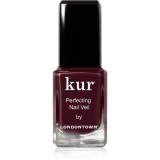 LONDONTOWN Kur Perfecting Nail Veil lac de unghii intaritor culoare Cherry Cola 12 ml