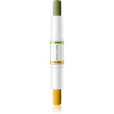 Makeup Revolution Colour Correcting baton corector pentru uniformizarea nuantei tenului culoare Yellow &amp; Green 2x4,3 g