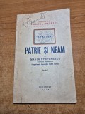 asociatia cultul patriei - patrie si neam - carte dedicata generalului constantin prezan - din anul 1928