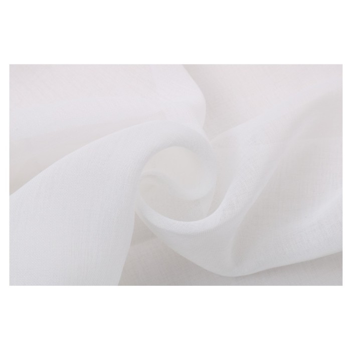 Perdea Caressa, TL062108, poliester, alb, 140 x 240 cm