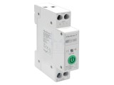 Contor digital QOLTEC 1-fazat pentru șină DIN, 63A, 300V, măsurare energie electrică activă