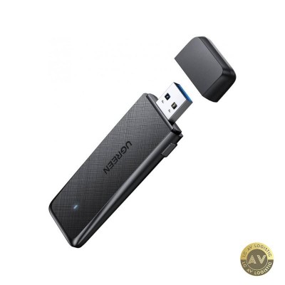 Adaptor Wireless UGREEN CM492 Dual Band 1300Mbps Gri foto