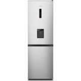 Combina frigorifica Heinner HCNF-HS304XWDE++, 304 l, Full No Frost, Clasa F, Dozator de apa, Display LED, Iluminare LED, H 186, Inox
