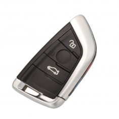 Cheie auto completa compatibila BMW F20, F21, F30, F01, F12, X3, X4 3 butoane Smart 433 MHz PCF7953P HiTag ID49