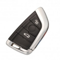 Cheie auto completa compatibila BMW F20, F21, F30, F01, F12, X3, X4 3 butoane Smart 433 MHz PCF7953P HiTag ID49