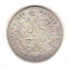 SV * Austria 1 FLORIN / GULDEN 1886 * ARGINT * Imparatul Franz Joseph