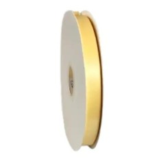 Panglica Dublu Satinata Galbena 16 mm, 91 m