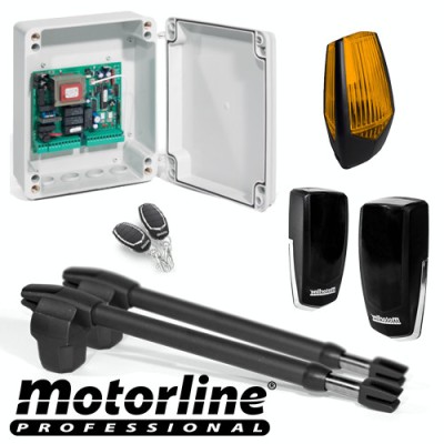 Kit automatizare poarta batanta 2x4m -MOTORLINE LINCE600-KIT foto