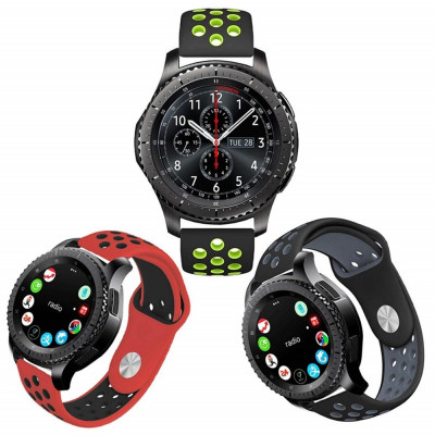 Curea de silicon 22mm smartwatch Samsung Galaxy Watch / Gear S3 Classic Frontier foto