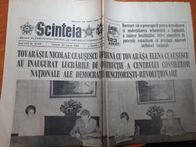 scanteia 20 august 1988 foto