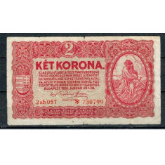 Ungaria 1920 - 2 korona, circulata