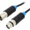 Cablu XLR 3pin Masculin-Feminin 1,5m Negru