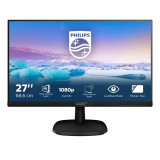 Monitor 27&quot; PHILIPS 273V7QJAB, FHD 1920*1080, IPS, 16:9, 75 hz, WLED, 4ms, 250 cd/m2, 178/178, 10M:1/ 1000:1, Flicker-free, Low blue mode ,Anti-Glare,