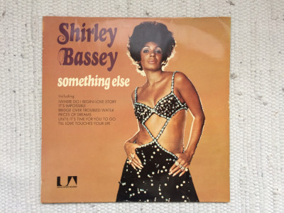 Shirley Bassey Something Else 1971 disc vinyl lp muzica funk soul pop germany VG foto