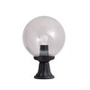 Stalp Minilot 1xE27 Negru IP55 45cm