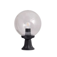 Stalp Minilot 1xE27 Negru IP55 45cm