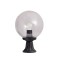 Stalp Minilot 1xE27 Negru IP55 45cm