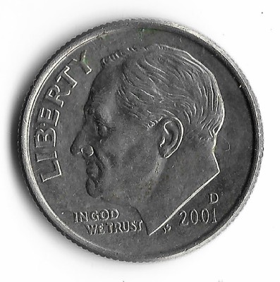 SUA one dime 2001 foto