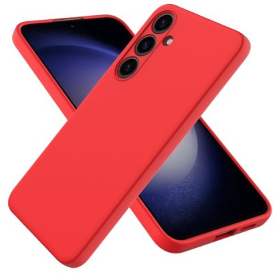 Husa Samsung S24+ s926 Silicon Matte Rosu foto