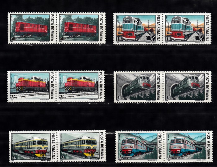 A11 TX9 16 - 1987 - Locomotive - perechi de doua