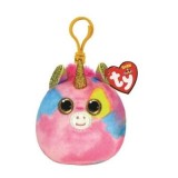 Plus breloc 8. 5 cm Squishy Beanies Fantasia Unicorn multicolor, Ty