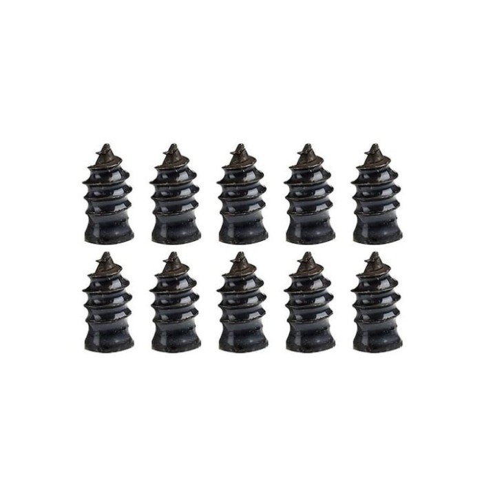 Set 10 dopuri, stifturi vulcanizare pentru anvelope, pana de cauciuc 0.9x0.2 cm