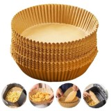 Hartie de copt Air Fryer, 100 buc, 20x16x4.5cm, Universala, Protectie Friteuza, Anti-lipire, Curatare usoara