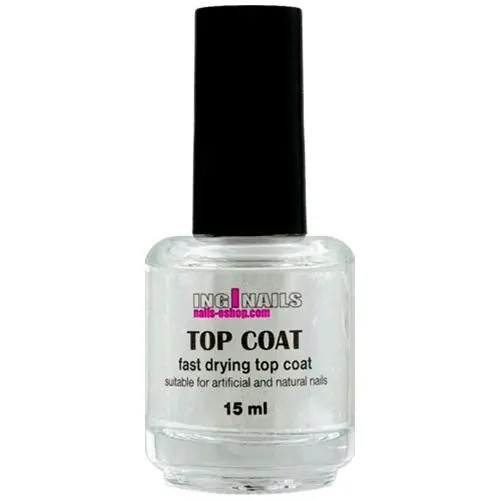 Top Coat cu uscare rapidă Inginails 15ml