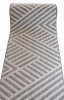 Traversa Festonata Surfilata, Latime 0.67m, Tip Iuta, Model Flex 19652-111, Marime 67 x 200 cm, Bej, Crem, Antiderapant, Antialergic, Polipropilena, L