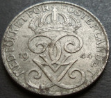 Cumpara ieftin Moneda istorica 5 ORE - SUEDIA, anul 1944 * cod 3013, Europa, Fier