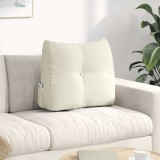 vidaXL Perna pentru spate Crem 60 x 24 x 50 cm Catifea 42014409