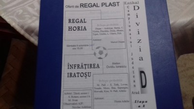 program Regal Horia - Infratirea Iratosu foto