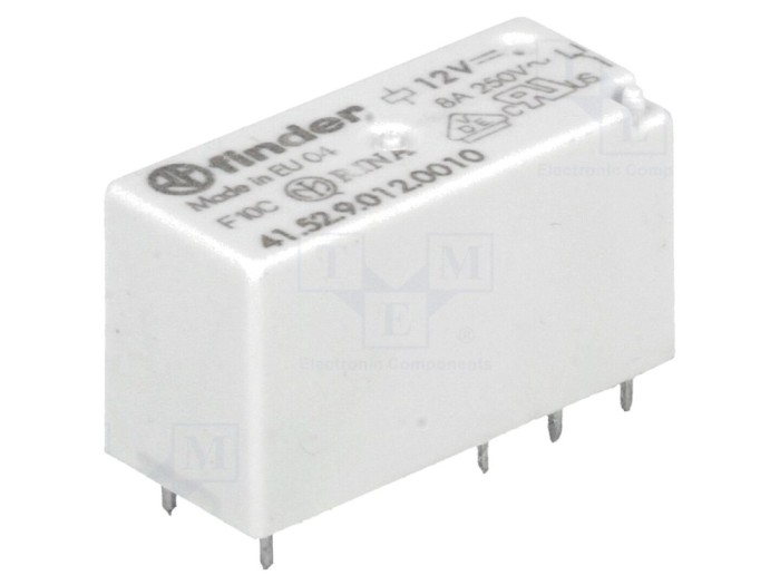 Releu Electromagnetic DPDT 12VDC 15A PCB