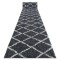 Traversa Covor Berber Cross B5950 gri shaggy, 100 cm