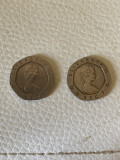 Monedă de un penny 1982 EXTREM DE RARĂ . Elisabeta a II-a