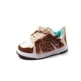 Cumpara ieftin Adidasi pentru copii New Style - Brown Style (Marime Disponibila: Marimea 28)