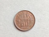 C50 - Moneda foarte veche - Belgia - 50 centimes - 1987
