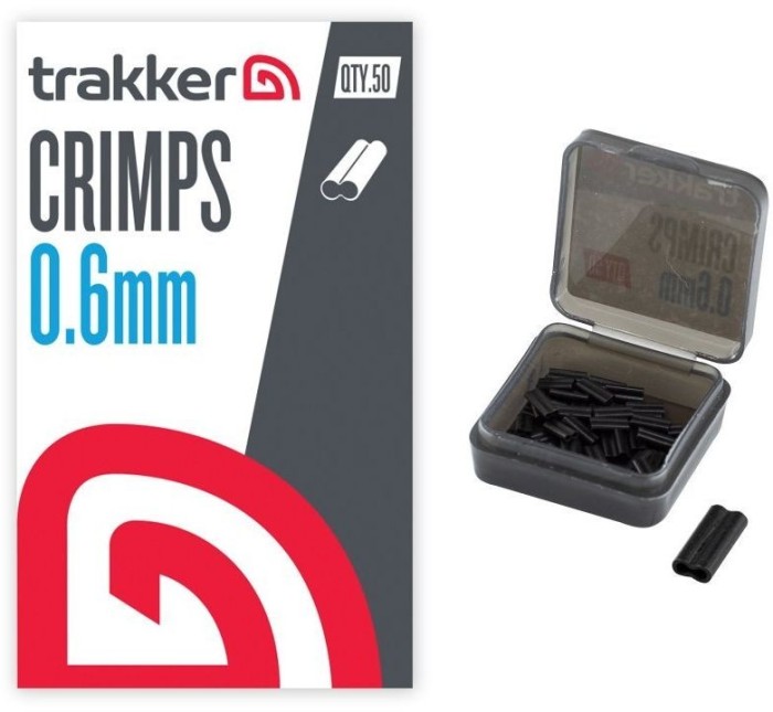 Bride Duble Trakker Crimps, 0.6mm, 50buc/plic