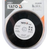 Disc diamantat 200 mm YATO