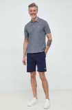 Lacoste pantaloni scurti barbati, culoarea albastru marin