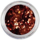Paiete 1mm - hexagoane arămiu deschis, INGINAILS