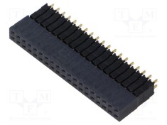 Conector siruri pini tata 38 PIN 2,54mm aurit THT - SAMTEC foto