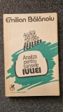 ANALIZA PENTRU SANSELE IULIEI - Emilian Balanoiu