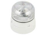 Semnalizator luminos LED flash alb KLAXON SIGNALS 11-35V IP65