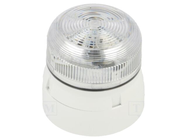 Semnalizator luminos LED flash alb KLAXON SIGNALS 11-35V IP65
